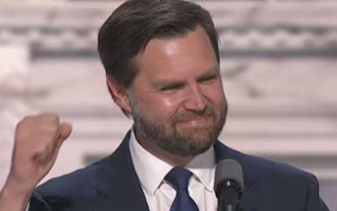 Vice President J.D. Vance speech goes sideways and his response is ...